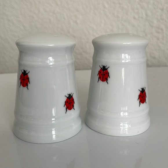 Kafer Munich Ceramic Ladybug Salt And Pepper Shakers - Picture 1 of 6